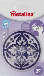 Metaltex Γαντζάκι 2Θέσεων 8,5εκ. 294803 Purple 1τμχ