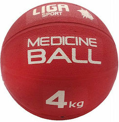 Liga Sport Exercise Ball Medicine 4kg in Red Color