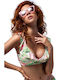 Underwire Bikini Swim Top with Ruffles with Detachable Straps Multicolour Floral 2006677-20