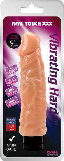 Chisa Novelties Real Touch XXX Vibrating Hard On Realistic Vibrator 23cm Flesh