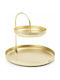 Umbra Poise Jewellery Box Metallic Gold 20x20x20cm