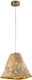 Fabas Luce Crumple Pendant Light Single-Light for Socket E27 Beige