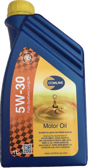 Comline Fully Synthetic C1 Συνθετικό Λάδι Αυτοκινήτου 5W-30 1lt