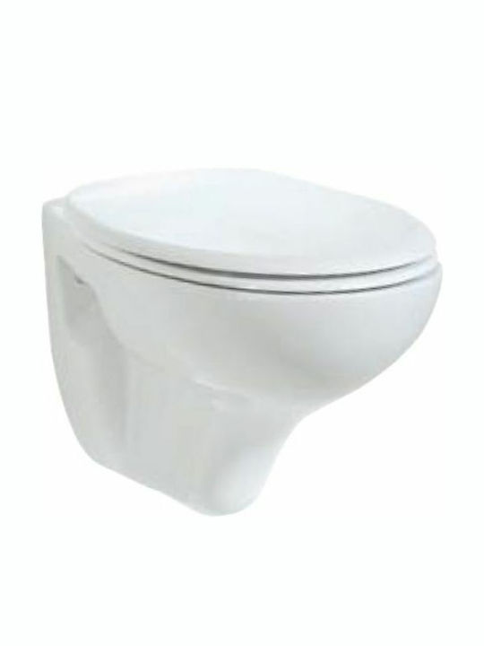 Tema Apollo Wall-Mounted Toilet White