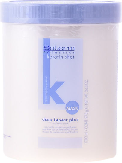 Deep Impact Plus Маска за коса за Възстановяване с Кератин 1000мл