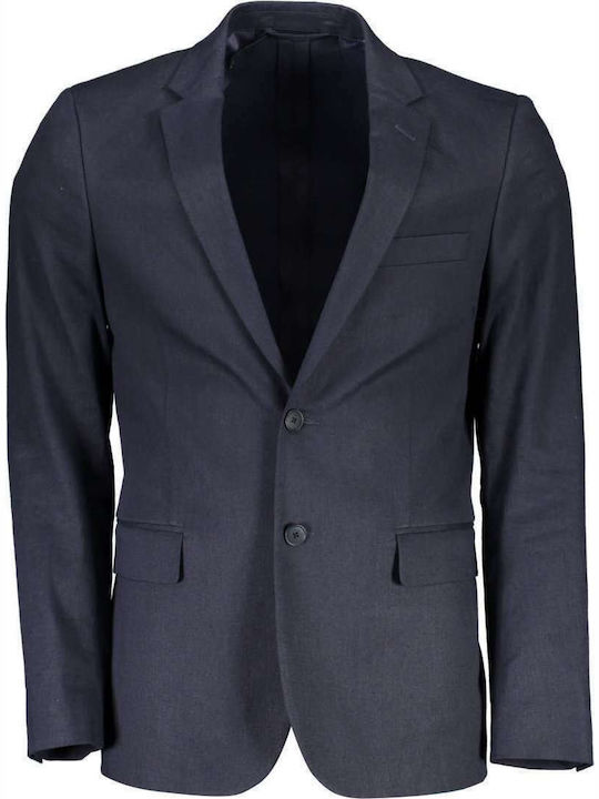 Gant Men's Summer Suit Jacket Navy Blue