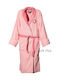 Sunshine Women's Collar Bathrobe Pink