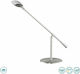 Wofi Bryson LED Office Lamp with Foldable Arm in Silver Color