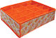 Fabric Drawer Organizer for Underwear in Orange Color 34x28x11cm 1pcs