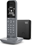 Gigaset CL390A Cordless Phone with Speaker Suitable for Seniors Gray