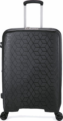 Verage GM18106W Medium Travel Suitcase Hard Black with 4 Wheels Height 69cm.