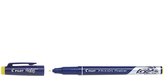 Pilot Frixion Fineliner Μαρκαδόρος Σχεδίου Κίτρινος 0.45mm