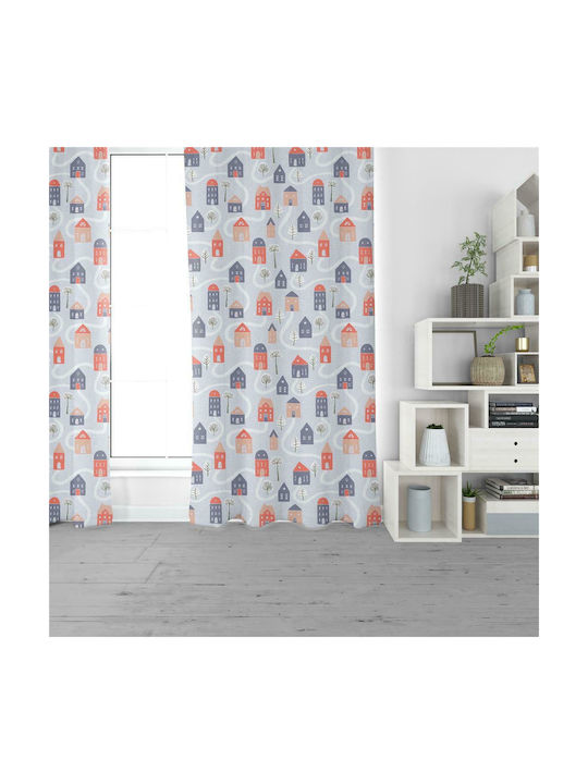 Loneta Kids Rod Pocket Curtain Leitres Aspen 601 Multicolour 280x260cm