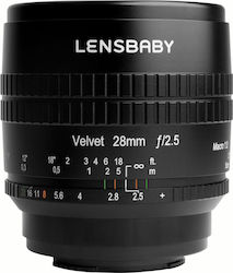 Lensbaby Velvet 28mm f/2.5 Cadru complet pentru montură Fujifilm X Lensbaby Velvet 28mm f/2.5 Cadru complet pentru montură Fujifilm X
