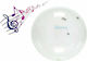 Camelino Jinglin’ Ball Μπάλα Pilates 55cm σε Λευκό Χρώμα