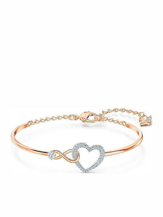 Swarovski Infinity Heart Medium Γυναικείο Βραχιόλι Χειροπέδα Swarovski Infinity Heart Medium Γυναικείο Βραχιόλι Χειροπέδα