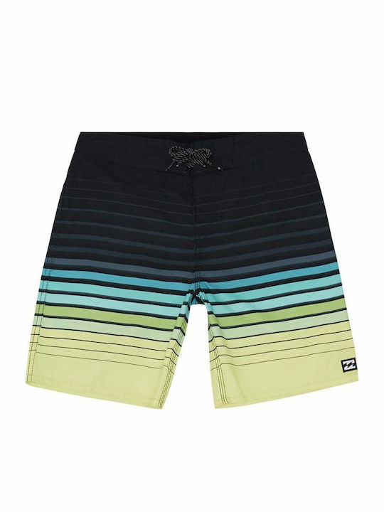 Billabong All Day Stripe Og Bo Kids Swimwear Swim Shorts Multicolour