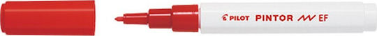 Pilot Pintor Extra Fine Marker de Proiectare 0.7mm Roșu