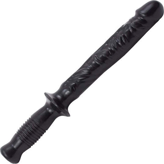 Doc Johnson Classic The Manhandler Glass Dildo Black 25cm