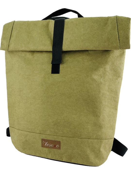 Tesoro Washable Paper Natural Green Σχολική Τσά...