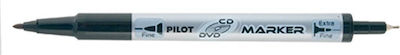 Pilot Marker Pen Marker pentru CD/DVD 2mm Negru