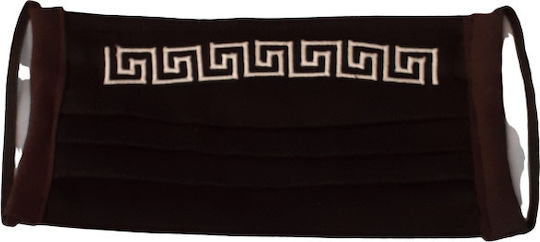Mc Decor Υφασμάτινη Μάσκα Προστασίας Μάσκα Προστασίας Υφασμάτινη Μαύρη MCD.MP.033 1τμχ