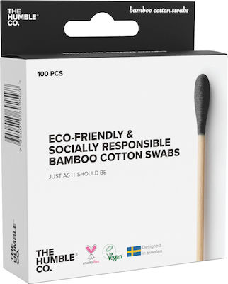 The Humble Co. Bamboo Cotton Buds Black 100pcs