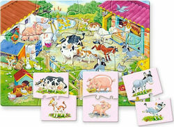 Puzzle pentru Copii Mother and Baby pentru 3++ Ani 12buc Castorland