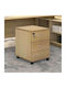 Amazon Office Storage Chipboard Drawer with Wheels, Lock & 3 Drawers Sonoma L39xW47xH52.5cm
