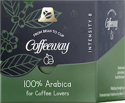 Coffeeway Capsule Espresso 100% Arabica Compatibile cu Mașina Nespresso 10capace