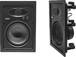 Earthquake In-wall Speakers EWS-800 (Pair) White