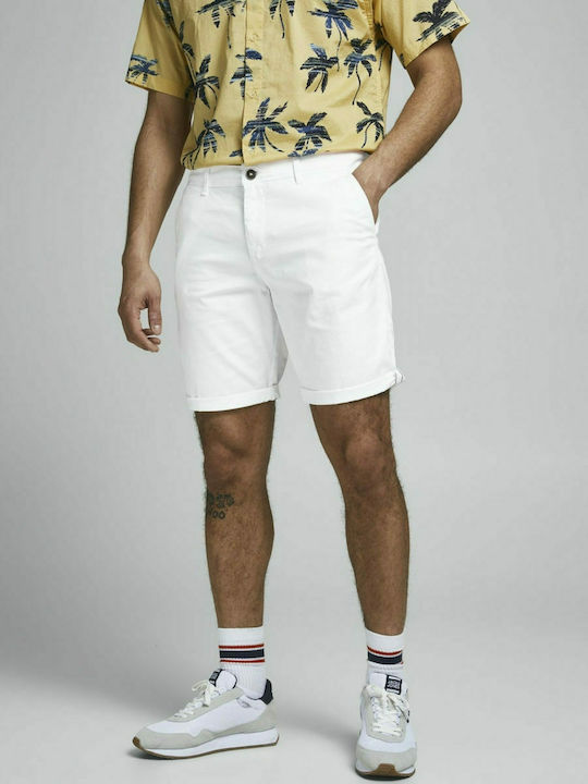 Jack & Jones Men's Chino Shorts White