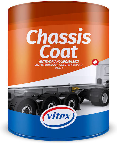 Vitex Βερνικόχρωμα Αντισκωριακό Διαλύτου Chassis-Coat 0.75lt Μαύρο