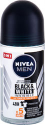 Nivea Men Black & White Invisible Ultimate Impact Anti-perspirant Deodorant 48h In Roll-On 50ml
