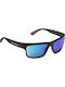 CressiSub Ipanema Men's Sunglasses with Gray Plastic Frame and Blue Mirror Lens XDB100072