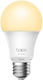 TP-LINK Smart Λάμπα LED 8.7W για Ντουί E27 και Σχήμα E37 Θερμό Λευκό 806lm Dimmable v3