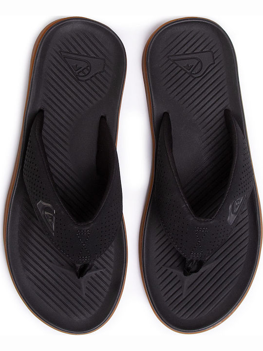 Quiksilver Haleiwa Plus Flip Flops σε Μαύρο Χρώμα