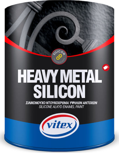 Vitex Цвят на лака Инхибитор на корозията Разтворимо Heavy Metal Silicon 2.5лт Бял Сатен