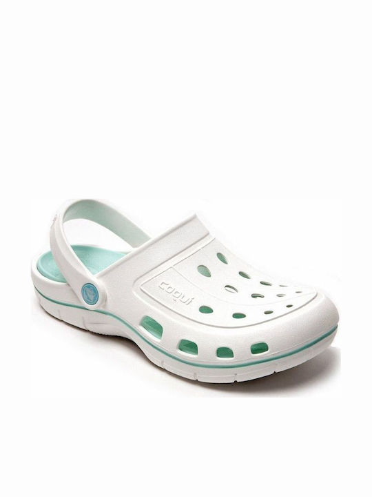 Coqui Jumper 6352 Damen Clogs Weiß
