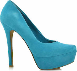 Jessica Simpson Waleo Pantofi Cu Toc Albastru Deschis