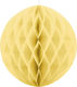 Paper Hanging Ball Honeycomb Yellow 1pc.