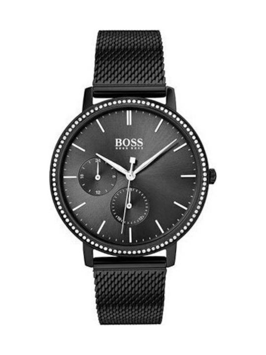 Hugo Boss Infinity Uhr mit Schwarz Metallarmband