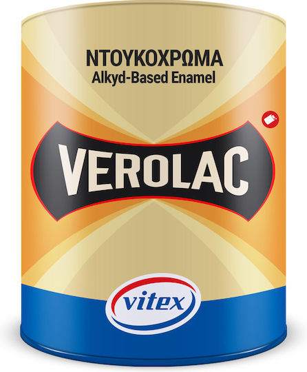 Vitex Βερνικόχρωμα Αντιδιαβρωτικό Διαλύτου Verolac 2.5lt Λευκό Γυαλιστερό