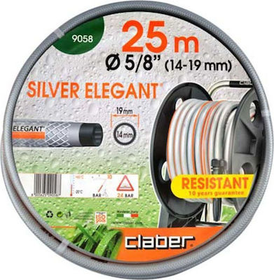 Claber Hose Watering Silver Elegant 5/8" 25m