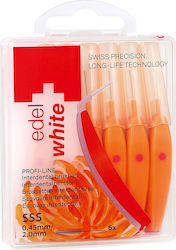 Edel White Profi-Line Μεσοδόντια Βουρτσάκια 0.45mm 6τμχ