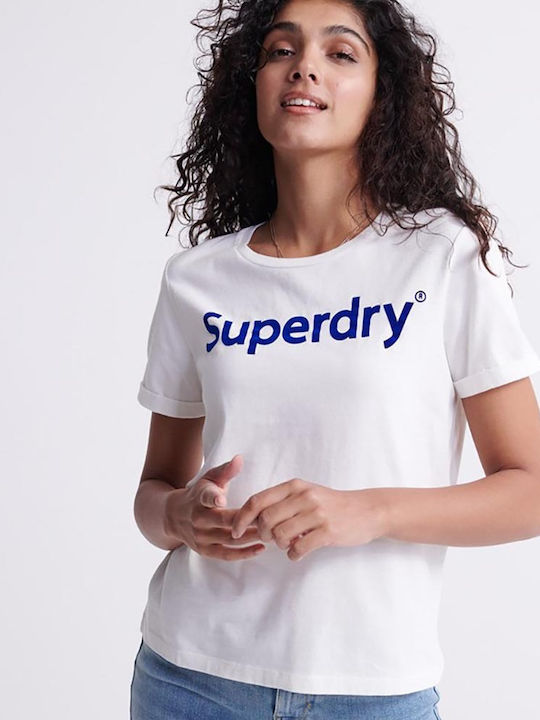 Superdry Women's Athletic T-shirt White