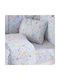 Rythmos Glow Baby Sheets Set Crib Cotton Multicolored 120x160cm 3pcs