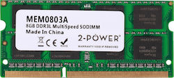 2 Power 8GB DDR3 RAM mit Geschwindigkeit 1600 für Laptop