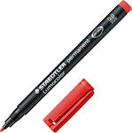 Staedtler Lumocolor 317 M Design Marker 1mm Red