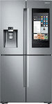 Samsung RF56N9740SR Ψυγείο Ντουλάπα 608lt NoFrost Υ182.5xΠ90.8xΒ73.3εκ. Inox